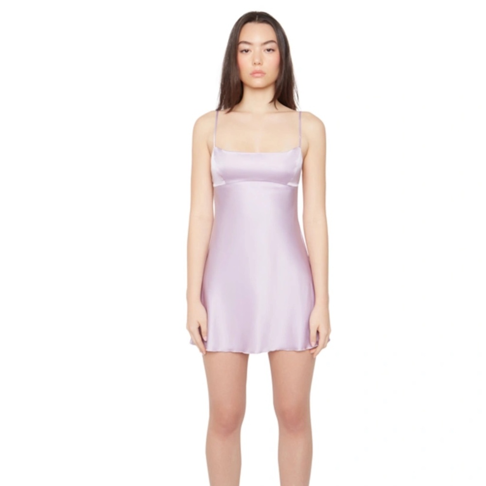 Brand new Danielle Guizio Sweetness Backless Cowl Dress in Lavender